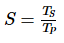 S=TS/TP S=TS/TP